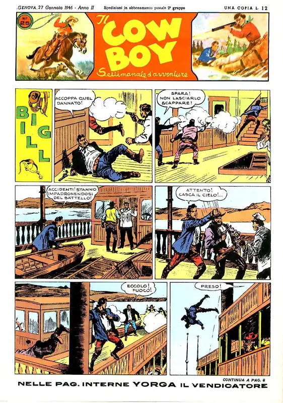 Popolare COW BOY ANASTATICI 25