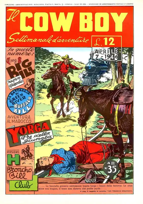 COW BOY ANASTATICI 35 Saldi
